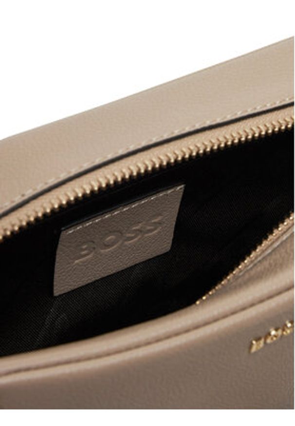 BOSS Torebka Alyce 50535985 Beżowy. Kolor: beżowy. Materiał: skórzane