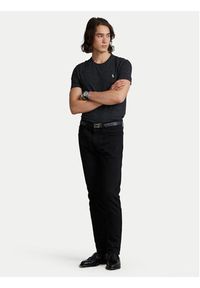 Polo Ralph Lauren T-Shirt Classics 710671438164 Czarny Slim Fit. Typ kołnierza: polo. Kolor: czarny. Materiał: bawełna