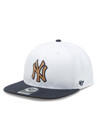 47 Brand Czapka z daszkiem MLB New York Yankees Corkscrew 47 CAPTAIN B-CORKS17WBP-WH Biały. Kolor: biały. Materiał: materiał