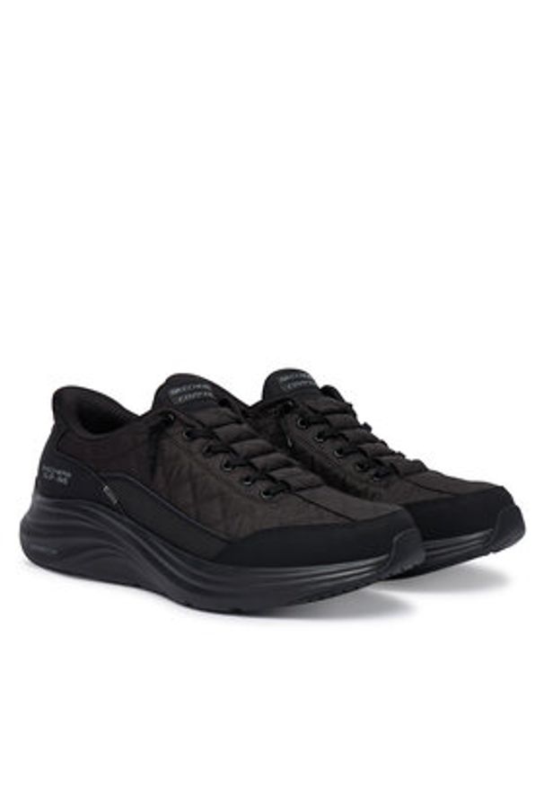 skechers - Skechers Sneakersy Slip-Ins: Contour Foam - Cozy Fit 232619/BBK Czarny. Kolor: czarny. Materiał: materiał