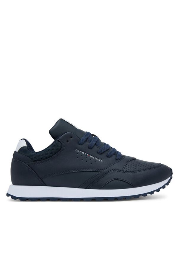 TOMMY HILFIGER - Tommy Hilfiger Sneakersy New Runner Eva Ess FM0FM05512 Granatowy. Kolor: niebieski. Materiał: skóra