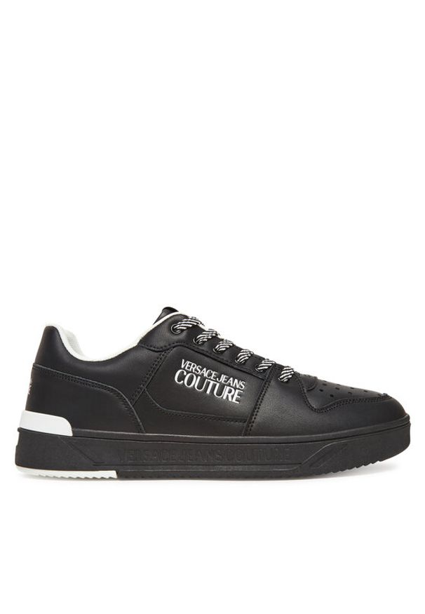 Versace Jeans Couture Sneakersy 78YA3SJ5 Czarny. Kolor: czarny. Materiał: skóra