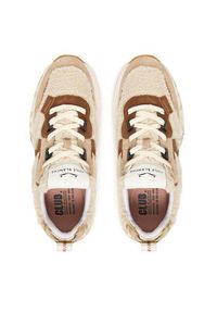 Voile Blanche Sneakersy Club 105. 2017475-29 Beżowy. Kolor: beżowy. Materiał: zamsz, skóra #6