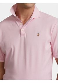 Polo Ralph Lauren Polo 710704319011 Różowy Custom Slim Fit. Typ kołnierza: polo. Kolor: różowy. Materiał: bawełna #3