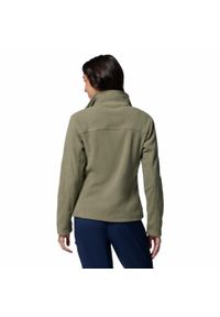 columbia - Bluza polarowa damska Columbia Fast Trek II rozpinana. Kolor: zielony. Materiał: polar