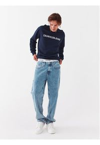 Calvin Klein Jeans Bluza J30J307757402 Granatowy Regular Fit. Kolor: niebieski. Materiał: bawełna #7