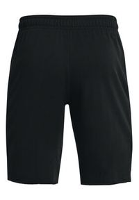 Under Armour Szorty sportowe Ua Rival Terry 1361631 Czarny Regular Fit. Kolor: czarny. Materiał: bawełna. Styl: sportowy #7