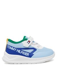 TOMMY HILFIGER - Sneakersy Tommy Hilfiger. Kolor: niebieski