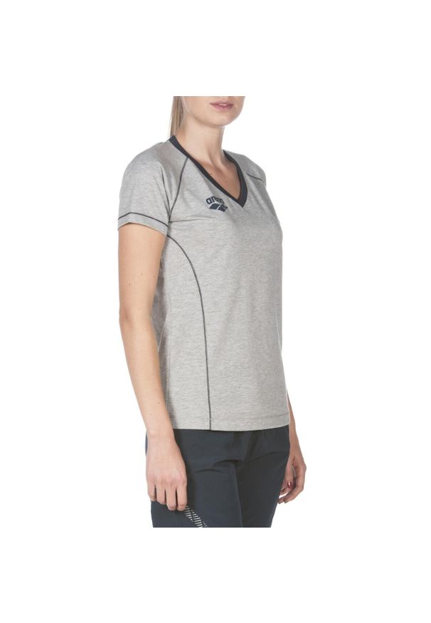 Koszulka damska Arena Team Line SS Tee. Kolor: szary. Materiał: materiał