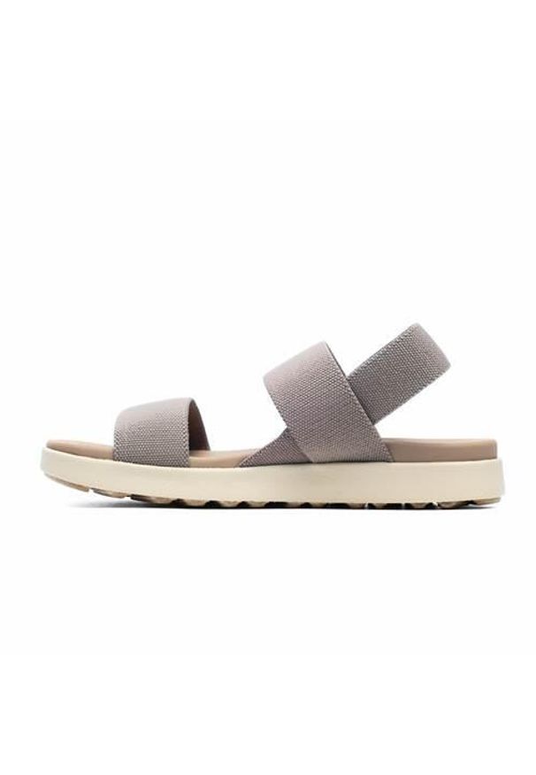 keen - Buty do chodzenia damskie Keen Elle Backstrap. Zapięcie: bez zapięcia. Kolor: wielokolorowy, szary, beżowy. Materiał: tkanina, guma, materiał, syntetyk. Sport: turystyka piesza