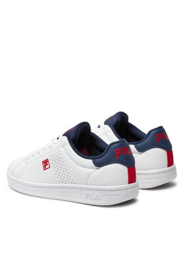 Fila Sneakersy Crosscourt 2 Nt Teens FFT0065 Biały. Kolor: biały. Materiał: skóra