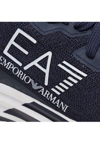 EA7 Emporio Armani Sneakersy X8X095 XK240 N527 Granatowy. Kolor: niebieski. Materiał: materiał #6