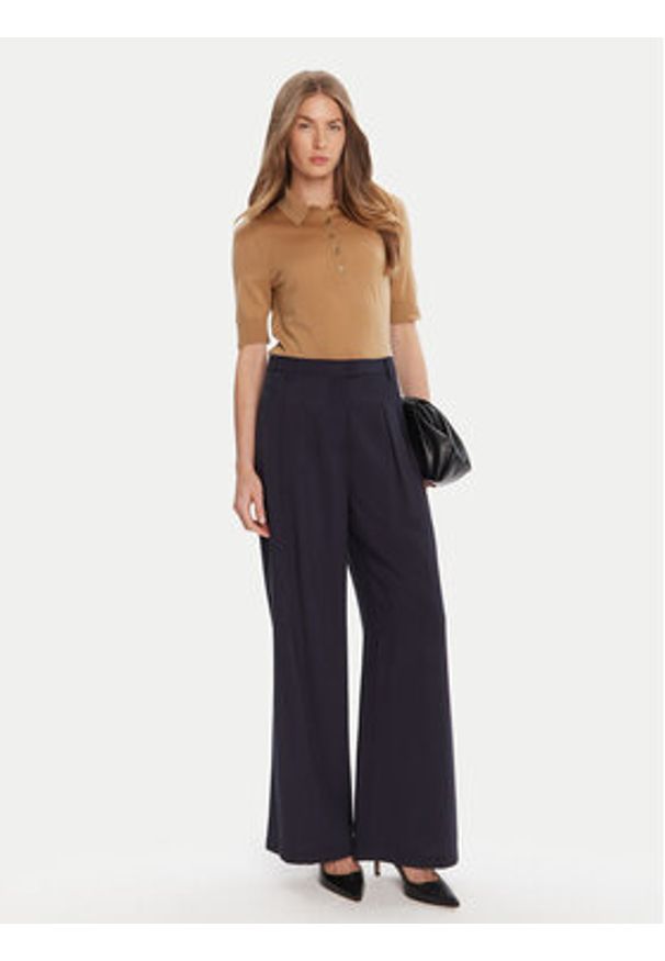 BOSS Sweter Fidenka 50545015 Beżowy Regular Fit. Kolor: beżowy. Materiał: wełna