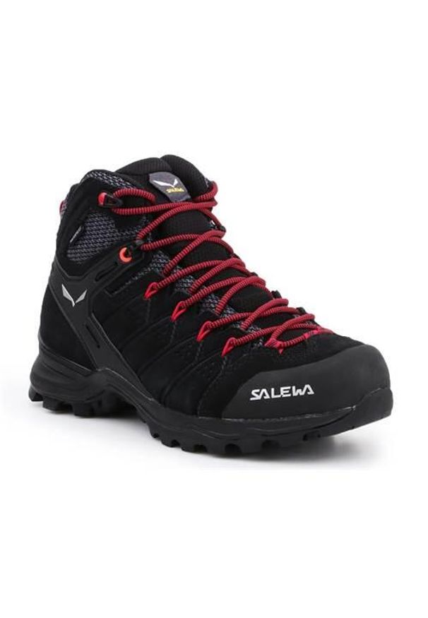 Buty trekkingowe damskie Salewa WS Alp Mate Mid WP. Wysokość cholewki: za kostkę. Zapięcie: sznurówki. Kolor: czerwony, wielokolorowy, czarny. Materiał: materiał, syntetyk. Szerokość cholewki: normalna