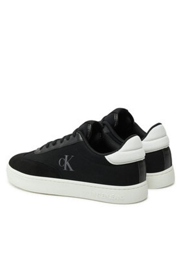 Calvin Klein Jeans Sneakersy Classic Cupsole Low Mix Mg YM0YM01169 Czarny. Kolor: czarny. Materiał: materiał
