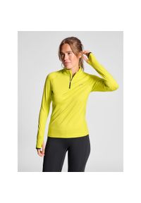NewLine - Bluza damska 1/2 zip Newline Nwllakewood. Kolor: zielony