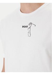 BOSS T-Shirt Birdie 50559387 Biały Regular Fit. Kolor: biały. Materiał: bawełna #5