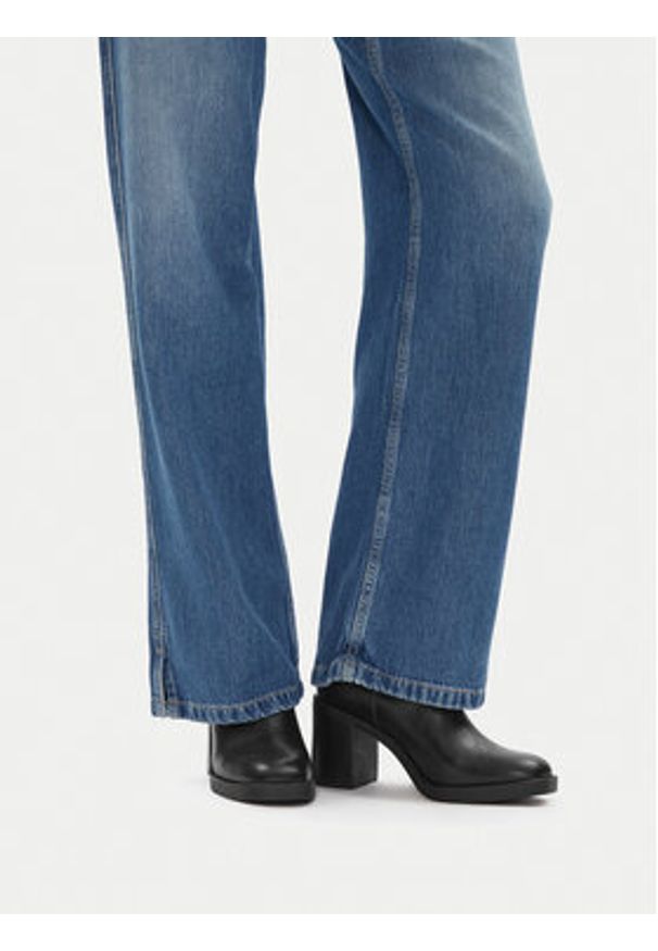 Jenny - JENNY Botki CEO-R25AW09091 Czarny. Kolor: czarny. Materiał: materiał, syntetyk