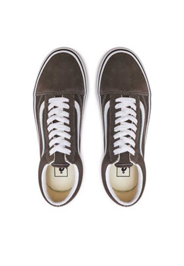Vans Tenisówki Old Skool VN0005UF9JC1 Brązowy. Kolor: brązowy. Materiał: zamsz, skóra