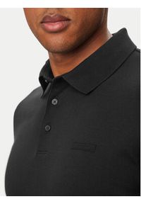 Calvin Klein Polo LV04LH204G Czarny Regular Fit. Typ kołnierza: polo. Kolor: czarny. Materiał: bawełna #2