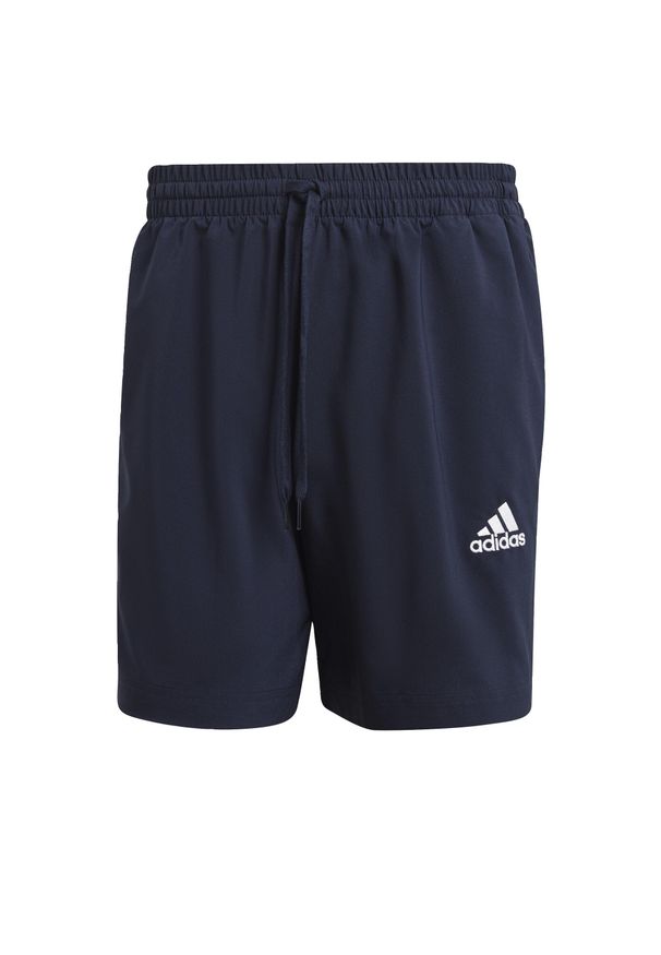 Adidas - Krótki adidas Aeroready Essentials Chelsea Linear Logo. Kolor: biały, niebieski, wielokolorowy. Długość: krótkie. Sport: fitness