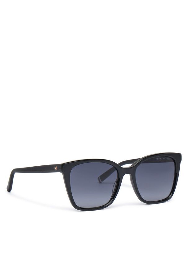 TOMMY HILFIGER - Okulary przeciwsłoneczne Tommy Hilfiger. Kolor: czarny
