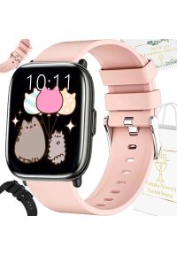 Zegarek na Komunię SMARTWATCH Rubicon RNCF31 pink/black. Rodzaj zegarka: smartwatch