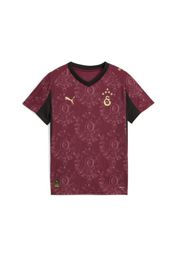 Puma - Młodzieżowa trzecia koszulka Galatasaray SK 25/26 PUMA. Kolor: czerwony, beżowy, wielokolorowy. Sport: piłka nożna