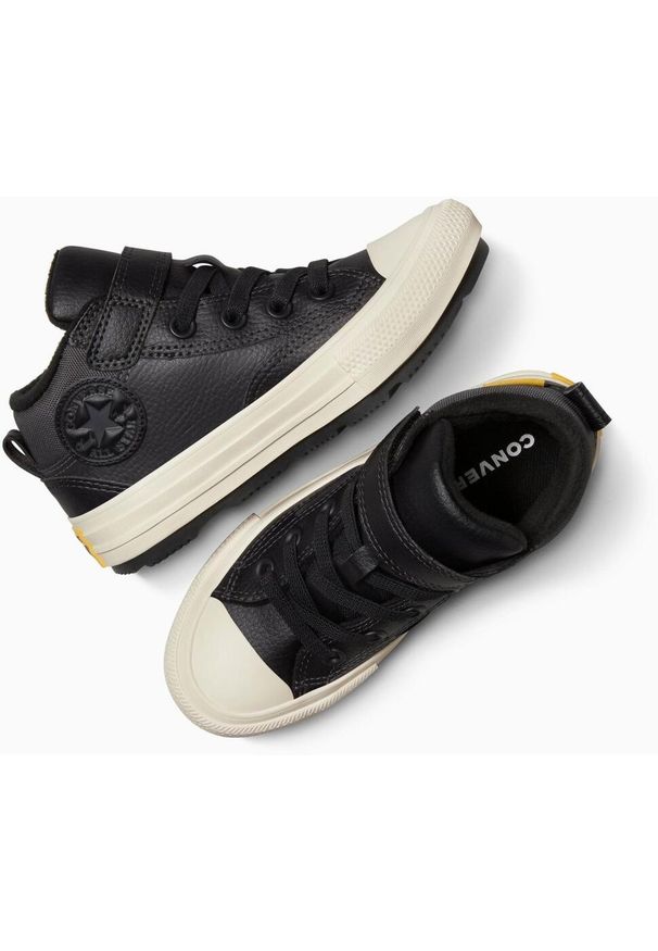 Buty sportowe dla dzieci Converse Chuck Tlr As Malden Strt Boot. Okazja: na uczelnię. Kolor: czarny. Materiał: skóra ekologiczna, materiał. Sport: joga i pilates