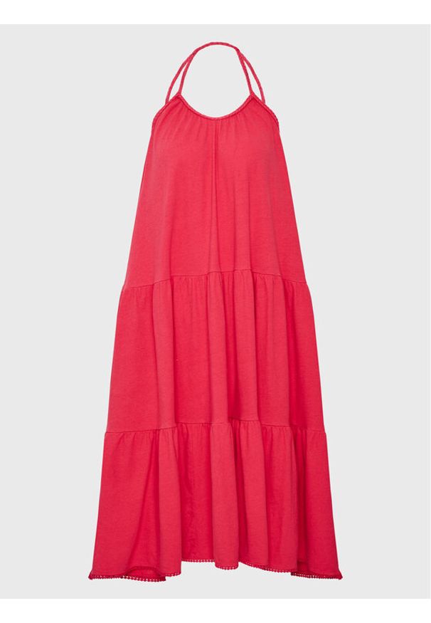 Superdry Sukienka codzienna Vintage W8011100A Różowy Relaxed Fit. Okazja: na co dzień. Kolor: różowy. Materiał: bawełna. Typ sukienki: proste. Styl: vintage, casual