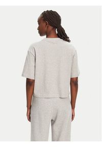 Adidas - adidas T-Shirt Essentials Big Logo Boyfriend JG8738 Szary Loose Fit. Kolor: szary. Materiał: bawełna #4