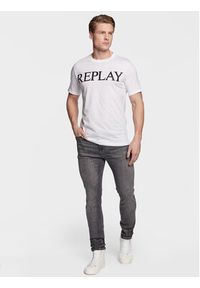 Replay T-Shirt M6475.000.22980 Biały Regular Fit. Kolor: biały. Materiał: bawełna #2