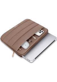 TECH-PROTECT - Etui Tech-Protect Fluffy Laptop 13-14 beżowy. Kolor: beżowy. Materiał: materiał. Styl: elegancki, casual #5