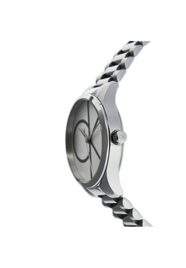 Calvin Klein Zegarek Iconic 25200345 Srebrny. Kolor: srebrny