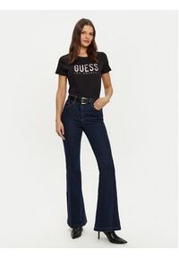 Guess T-Shirt W5RI19 I3Z14 Czarny Regular Fit. Kolor: czarny. Materiał: bawełna