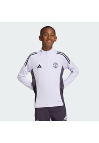 Adidas - Bluza Manchester United Tiro 25 Competition Training Kids. Kolor: fioletowy, wielokolorowy, czarny. Materiał: dresówka. Sport: piłka nożna #1
