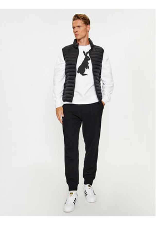 United Colors of Benetton - United Colors Of Benetton Bezrękawnik 2BA2UJ005 Czarny Slim Fit. Kolor: czarny. Materiał: syntetyk. Długość rękawa: bez rękawów