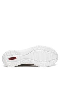 Rieker Sneakersy L3254-62 Beżowy. Kolor: beżowy. Materiał: materiał #2