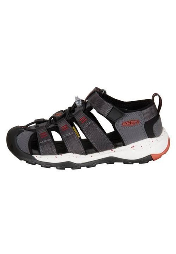 keen - Buty do chodzenia dla dzieci Keen Newport H2 Y. Zapięcie: rzepy. Kolor: czarny. Materiał: syntetyk, tkanina, materiał