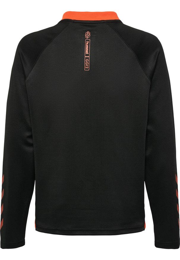 Bluza dziecięca z zamkiem 1/2 Hummel hmlGG12 Action. Kolor: czarny
