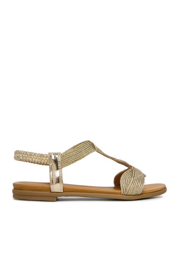 Jenny - Sandały JENNY. Kolor: złoty