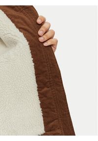 Wrangler Kurtka bomber Aviator 112356507 Brązowy Regular Fit. Kolor: brązowy. Materiał: bawełna, sztruks #4