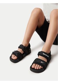 Reebok Sandały CP50-26023(IV) Czarny. Kolor: czarny. Materiał: materiał #1