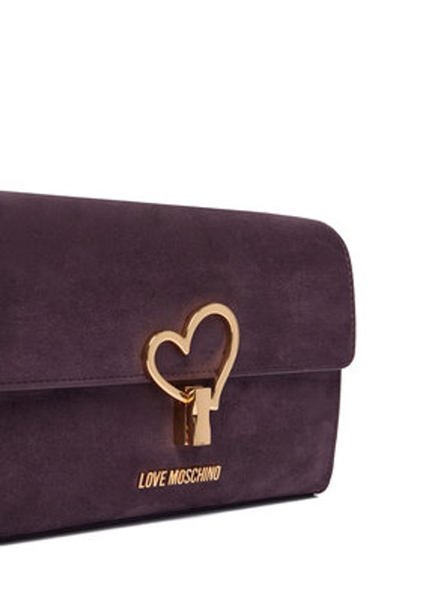 Love Moschino - LOVE MOSCHINO Torebka JC4327PP0NKX0650 Fioletowy. Kolor: fioletowy. Materiał: skórzane