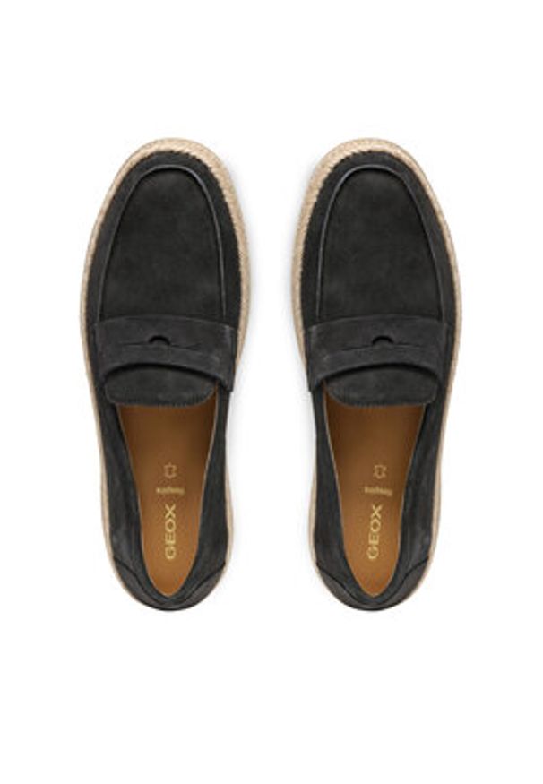 Geox Espadryle U Costuni U55MRA 00022 C6009 Brązowy. Kolor: brązowy. Materiał: skóra, zamsz