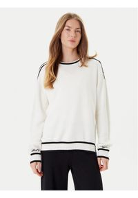 Liu Jo Sweter TF5230 MS59L Écru Regular Fit. Materiał: wiskoza #1