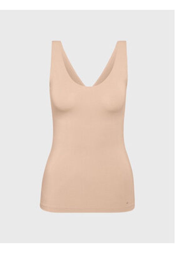 Triumph Top Smart Natural 10213349 Beżowy Slim Fit. Kolor: beżowy