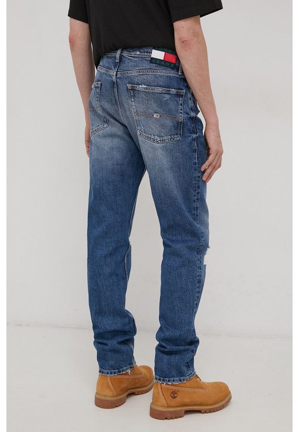Tommy Jeans Jeansy ETHAN CE737 męskie. Kolor: niebieski