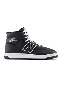 Buty unisex New Balance BB480COB – czarne. Okazja: na co dzień. Kolor: czarny. Materiał: materiał, skóra. Szerokość cholewki: normalna. Sport: turystyka piesza