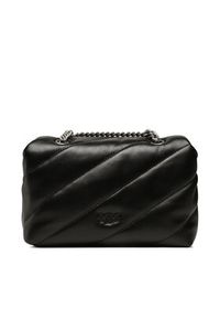 Pinko Torebka Love Mini Puff Cl PE 23 PLTT 100039 A0F2 Czarny. Kolor: czarny. Materiał: skórzane